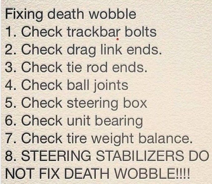 Death Wobble: What It Is, What Causes It and How to Fix and Prevent It -  Offroad Elements, Inc.